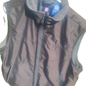 Chaps Gray and Black Vest